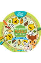 Disney baby - mon premier mandala à colorier - la forêt - avec stickers !