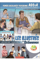 Les illustres en scenarios 1ère bac pro agora -blocs de compétences 1 à 3