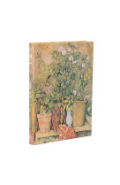 Carnet pb pots en terre cuite et fleurs de cézanne midi lig. 144pg