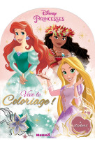 Disney princesses - vive le coloriage ! (ariel, vaiana, raiponce)