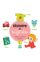 Histoire en signes - bébé a perdu doudou