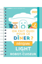 On fait quoi pour le dîner au robot-cuiseur ? spécial recettes light mémoniak 2022