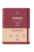 Agenda 2021-2022 pour équilibrer vie pro & vie perso