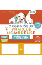 Organiseur familial mémoniak spécial famille nombreuse 2021-2022