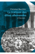 La trahison des élites allemandes