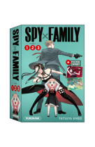 Coffret - spy x family - tomes 1-2-3 + poster