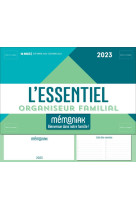 Mini-organiseur familial l essentiel mémoniak 2023, calendrier familial mensuel (sept. 2022- déc. 20