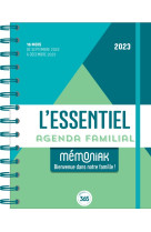 Agenda familial l'essentiel mémoniak 2023