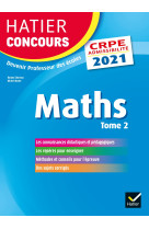 Mathématiques tome 2 - crpe 2021 - epreuve écrite d'admissibilité