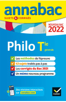 Annales du bac annabac 2022 philosophie tle générale