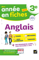 Anglais 3e (fiches de révision & exercices)