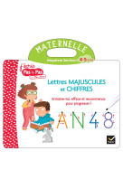 Livre ardoise téo et nina ms - lettres majuscules et chiffres