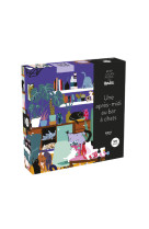 Coffret keep calm & puzzle - une après-midi au bar à chat