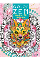 Color zen - mandalas animaux