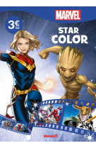 Marvel - star color (captain marvel et groot)