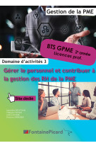 Gerer le personnel et contribuer a la gestion des rh de la pme bts gpme