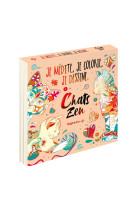 Chats zen - je médite, je colorie, je dessine