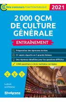 2000 qcm de culture générale - entraînement