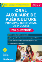 Oral auxiliaire de puériculture principal territorial de 2e classe 2022