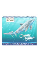 Dauphin style - carnet créatif ocean shine