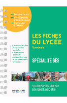 Les fiches du lycée - terminale - spécialité ses