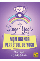 Le singe yogi. mon agenda perpétuel de yoga