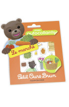 Mes autocollants petit ours brun - le marché