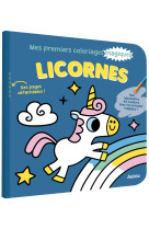 Mes premiers coloriages - licornes