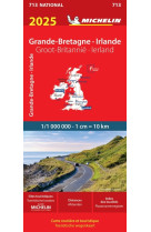 Carte nationale grande-bretagne, irlande 2025