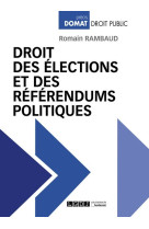 Droit des élections et des référendums politiques