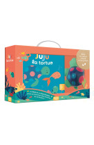 Mon premier livre de bain - juju la tortue (valisette carton)