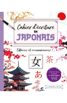 Cahier d'écriture en japonais - effacez et recommencez !