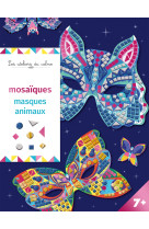 Mosaïques masques animaux - pochette avec accessoires