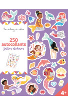 250 autocollants - jolies sirènes