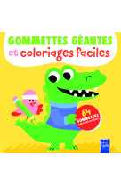 Le crocodile - gommettes géantes