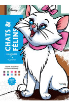 Coloriages mystères disney - chats et félins