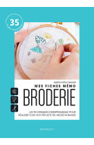 Mes fiches mémo broderie