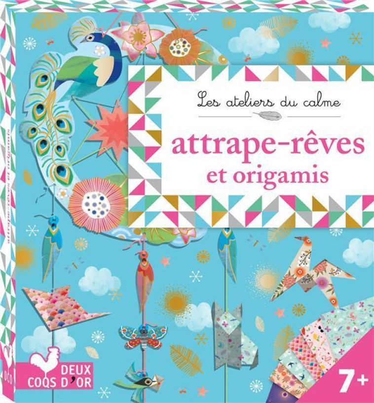 ATTRAPE-REVES ET ORIGAMIS - MINI-BOITE AVEC ACCESSOIRES - BOISSON MARIE-ROSE - NC