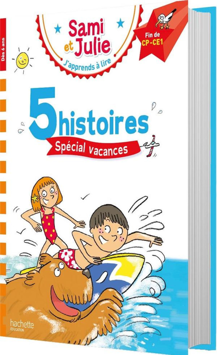 SAMI ET JULIE FIN CP-CE1 5 HISTOIRES SPECIAL VACANCES - MASSONAUD/BONTE - HACHETTE