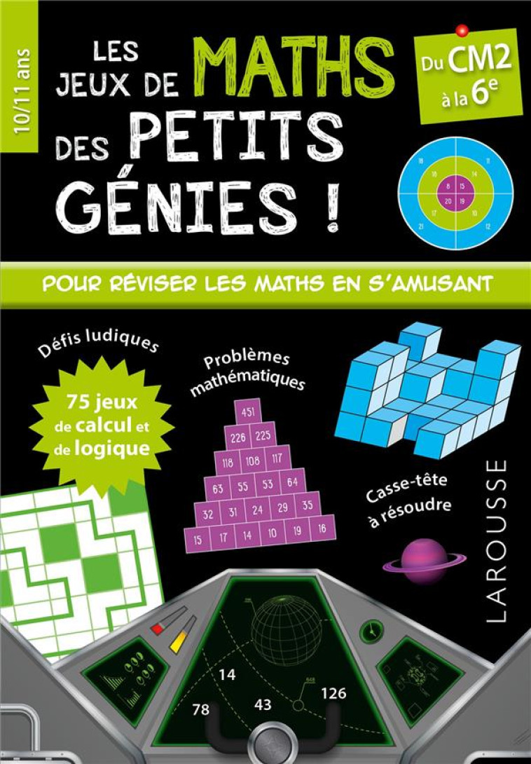 MES JEUX DE MATHS DES PETITS GENIES CM2 - XXX - LAROUSSE