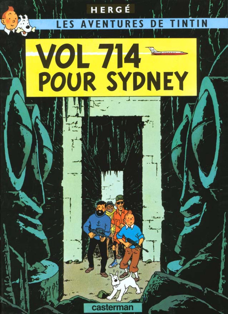 TINTIN, LES PETITS FORMATS COULEURS - T22 - VOL 714 POUR SYDNEY - TINTIN T22 - HERGE - CASTERMAN