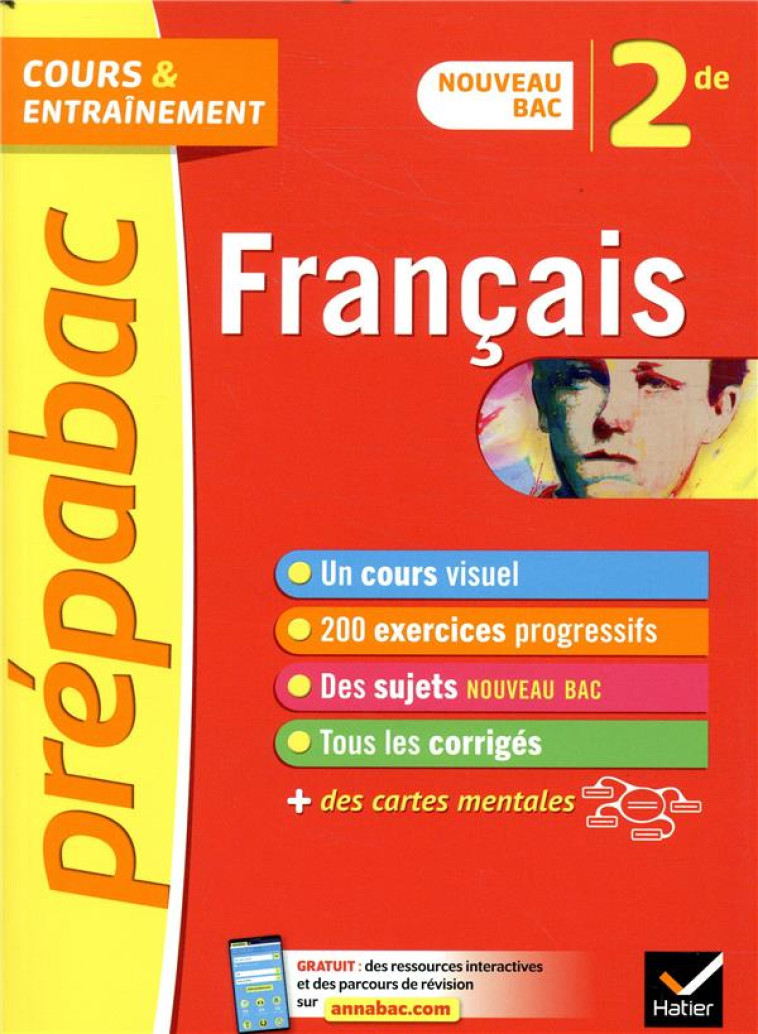 PREPABAC FRANCAIS 2DE - NOUVEAU PROGRAMME DE SECONDE - CHARON/DARBEAU/THOOR - HATIER SCOLAIRE