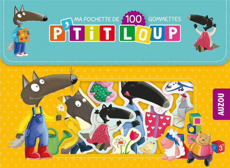 P-TIT LOUP - MA POCHETTE DE 100 GOMMETTES N 2 - LALLEMAND/THUILLIER - NC