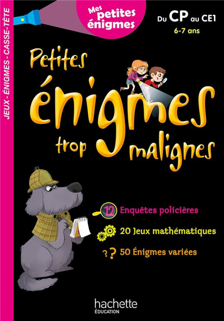 PETITES ENIGMES TROP MALIGNES - DU CP AU CE1 - CAHIER DE VACANCES 2021 - BERGER ERIC - HACHETTE