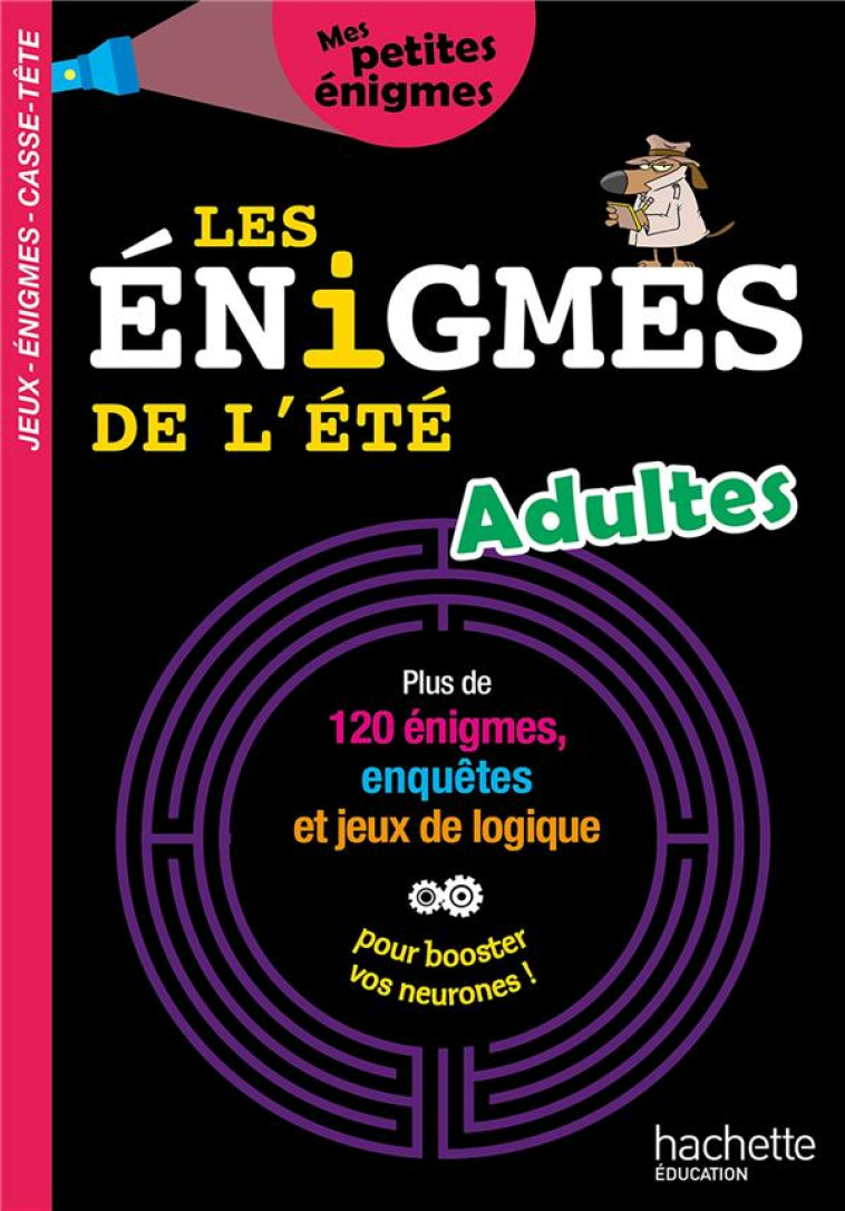 LES ENIGMES DE L-ETE ADULTES - CAHIER DE VACANCES 2021 - ROUX DE LUZE/LECREUX - HACHETTE