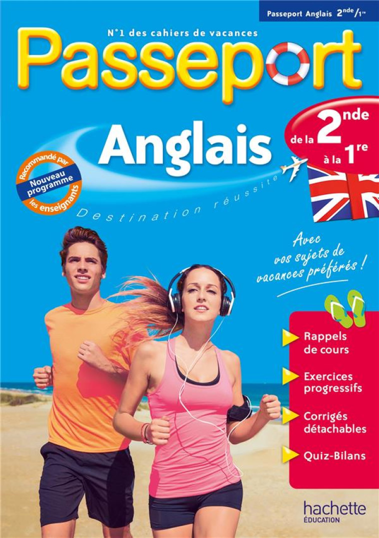 PASSEPORT - ANGLAIS DE LA 2DE A LA 1RE - CAHIER DE VACANCES 2021 - SUSSEL ANNIE - HACHETTE