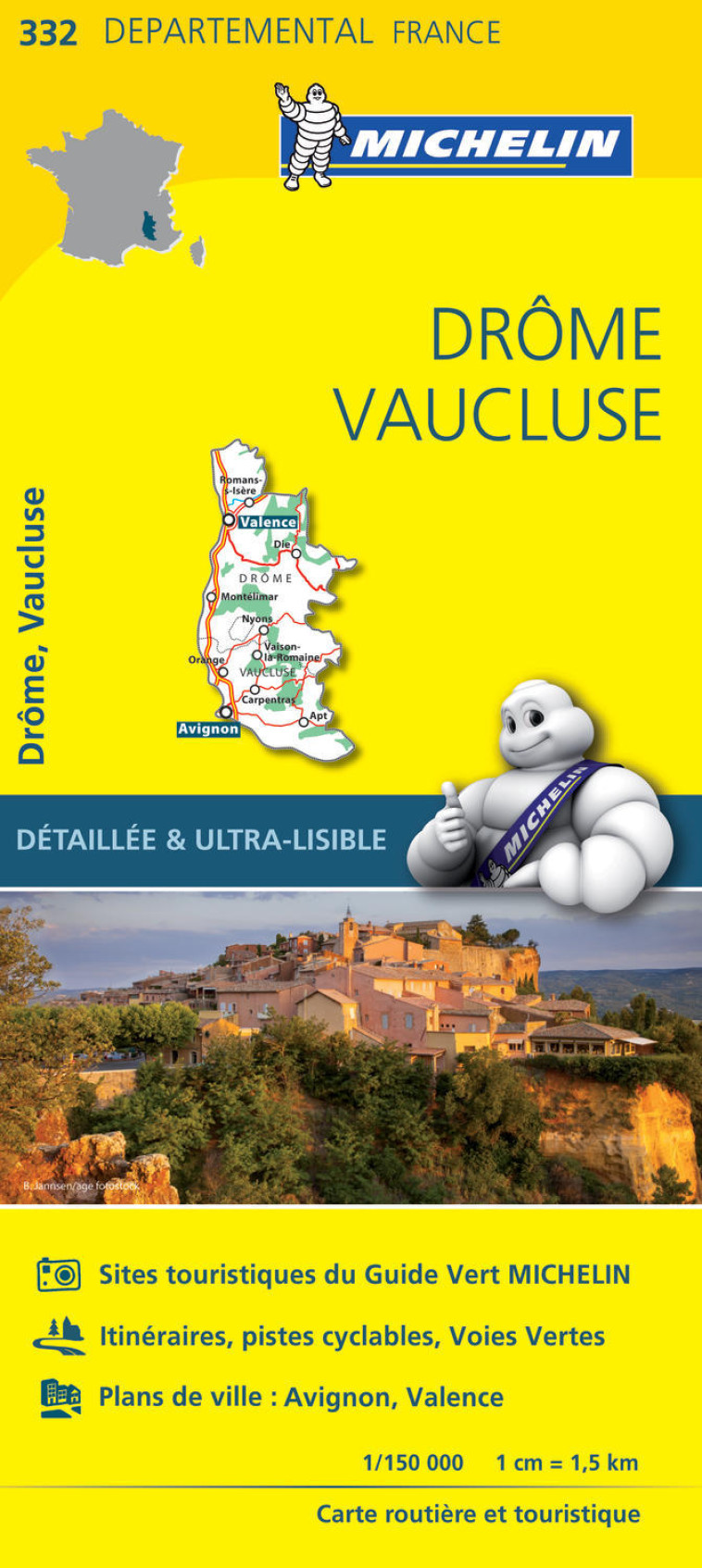 CARTE DEPARTEMENTALE FRANCE - CARTE DEPARTEMENTALE DROME, VAUCLUSE - XXX - MICHELIN