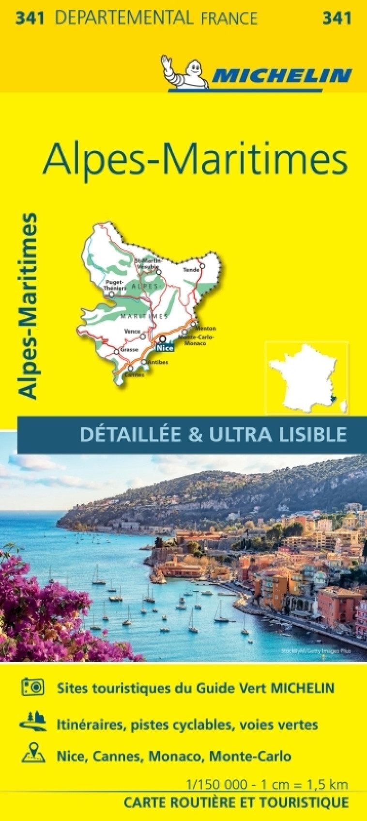 CARTE DEPARTEMENTALE FRANCE - CARTE DEPARTEMENTALE ALPES-MARITIMES - XXX - MICHELIN