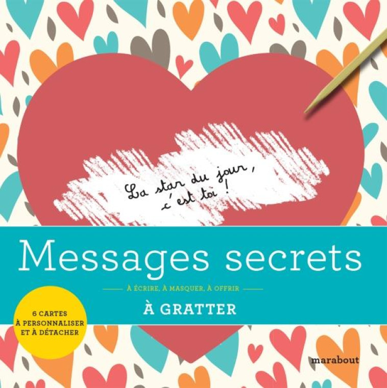 LIVRE A GRATTER- MESSAGES SECRETS - LIVRE A GRATTER - MARABOUT