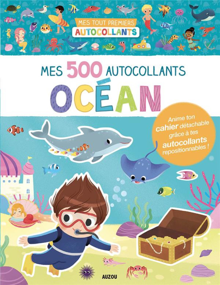 MES 500 AUTOCOLLANTS - OCEAN - YI-HSUAN WU - PHILIPPE AUZOU